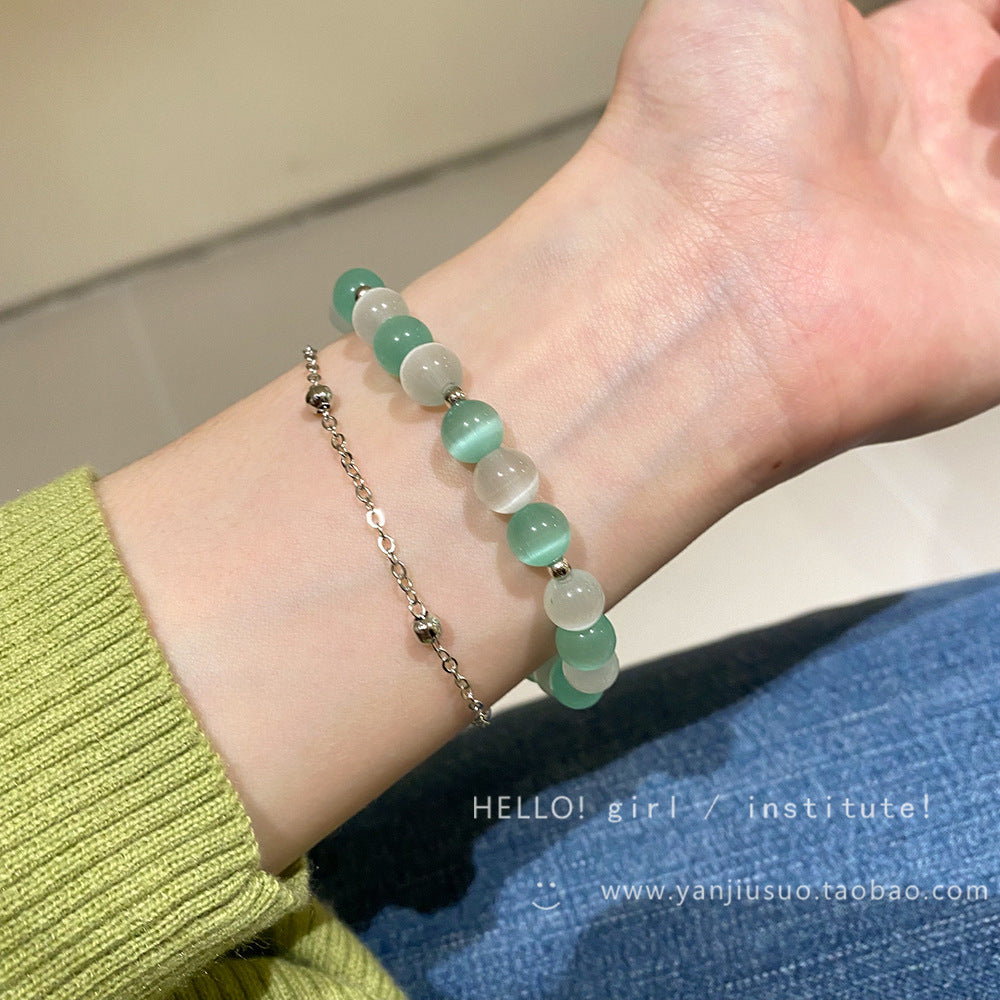 Wholesale Niche Slub Metal Bracelet